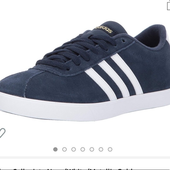 adidas blue suede sneakers